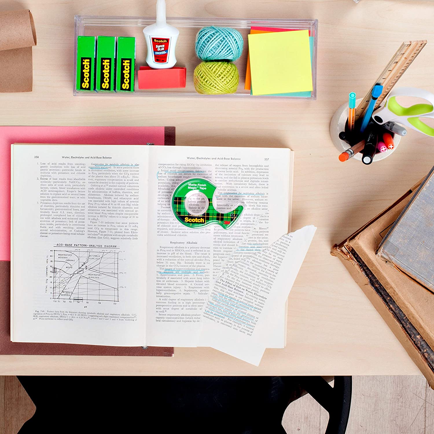 Scotch Magic Tape, 6 Rolls, Numerous Applications, Invisible, Engineered for Repairing, 3/4 x 650 Inches, Boxed (6122) Scotch Magic Tape, 6 Rolls, Numerous Applications, Invisible, Engineered for Repairing, 3/4 x 650 Inches, Boxed (6122)